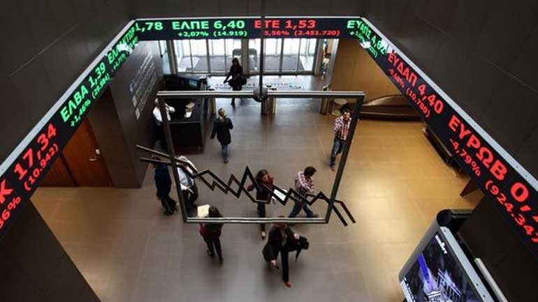 Οριακή πτώση στο Χρηματιστήριο Αθηνών